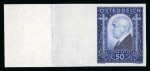 Stamp of Austria » 1st. Republic Austria Österreich 1932 Seipel ungezähnt