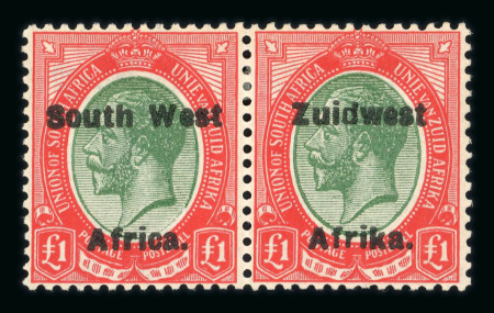 Stamp of South West Africa SWA 1924 Type VI ovpt 16mm set of 12 mh