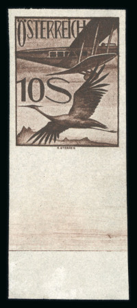 Stamp of Austria » 1st. Republic Austria Österreich 1925-30 Flugpost kpl. UNGEZÄHNT **