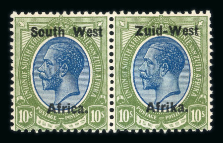 Stamp of South West Africa SWA 1923 Type I 10/-  pair mnh BPA