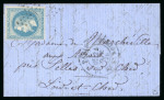 Stamp of France » Ballons Montés 1870-1871, dans un album, belle collection de lettres