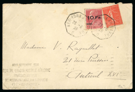 Stamp of France » Poste Aérienne 1928, Poste aérienne Y&T n°3 90c Berthelot surchargé