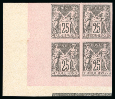Stamp of France » Type Sage 1876-1900 1876, type Sage, tirage spécial de service intérieur
