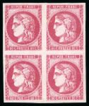 Stamp of France » Collections 1850-1889, sélection exceptionnelle de classiques neufs