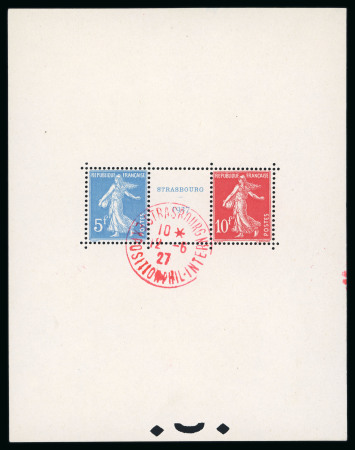 Stamp of France » Blocs et Feuillets 1927, Bloc feuillet n°2 Exposition philatélique de