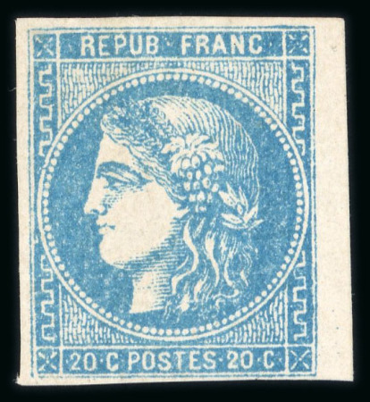 Stamp of France » Emission de Bordeaux 1870 1870, Cérès Bordeaux Y&T n°46Aa (type III Report 1),