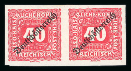 Stamp of Austria » Postage Dues Austrias Österreich Portomarken Deutschösterreich 1918