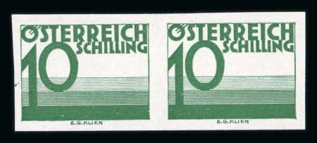 Stamp of Austria » Postage Dues Austria Österreich Portomarken 1. Republik 1925 ungezähnt