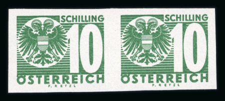 Stamp of Austria » Postage Dues Austria Österreich Portomarken 1. Republik 1935 UNGEZ. Paare