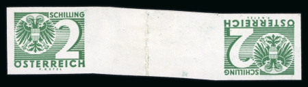Stamp of Austria » Postage Dues Austria Österreich Portomarken 1. Republik 1935 Kehrdruckpaar
