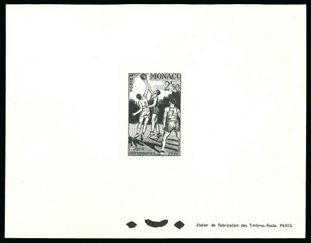 Stamp of Colonies françaises » Monaco 1948, Jeux Olympiques de Londres, Y&T n°319/323 + PA