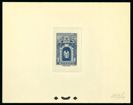 Stamp of Colonies françaises » Monaco 1948, Vue de la Principauté Y&T n°313A, ensemble de