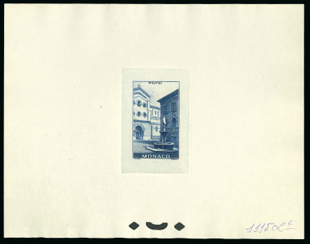 Stamp of Colonies françaises » Monaco 1939, Vue de la Principauté Y&T n°170, ensemble de