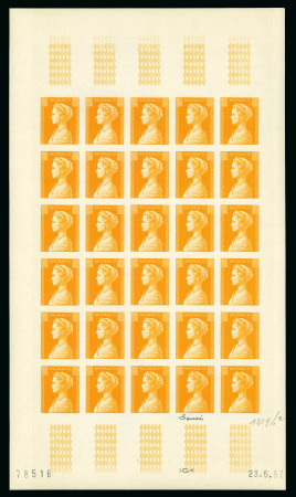 Stamp of Colonies françaises » Monaco 1957, Naissance de la Princesse Caroline Y&T n°478/486,