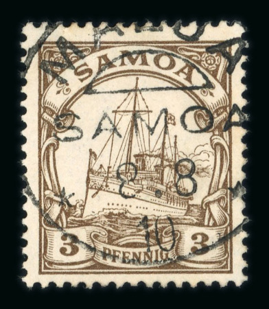 Stamp of Samoa Samoa German PO used stamps and covers