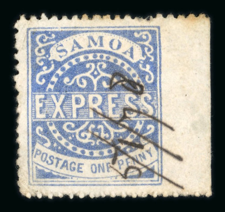 Stamp of Samoa Samoa 1877-80 Express issue mint and used study collection