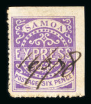 Stamp of Samoa Samoa 1877-80 Express issue mint and used study collection
