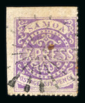 Stamp of Samoa Samoa 1877-80 Express issue mint and used study collection