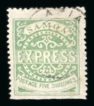 Stamp of Samoa Samoa 1877-80 Express issue mint and used study collection