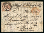 Stamp of German States » Baden Baden 1860s group of seven covers