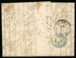 Stamp of German States » Baden Baden 1860s group of seven covers