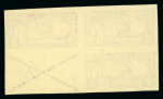 Stamp of Austria » Deutsch-Österreich Austria Österreich 1919 2H UNGEZÄHNT in Viererblock, dabei 1 x Andreaskreuz
