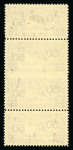 Stamp of Austria » Deutsch-Österreich Austria Österreich 1919 2H Eilmarke mit zusätzlichen Aufdruck 50H in senkr. Streifen mit Abart: UNGEZ. MITTE