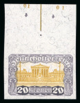 Stamp of Austria » Deutsch-Österreich Austria Österreich 1919-21 Regenbogenserie - Partie von ca. 45 Werten (incl. einiger Paare)