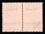 Stamp of Austria » Deutsch-Österreich Austria Österreich 1920 Kärnten Abstimmung 10H in waagr.Paar mit und ohne Aufdruck