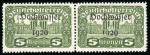 Stamp of Austria » Deutsch-Österreich Austria Österreich Hochwasser 5K Paar mit 1920 + 1020, postfr.