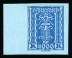 Stamp of Austria » 1st. Republic Austria Österreich 1922-24 Landwirtschaft/Gewerbe/Industrie kpl. Satz ungezähnt