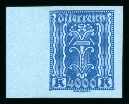Stamp of Austria » 1st. Republic Austria Österreich 1922-24 Landwirtschaft/Gewerbe/Industrie kpl. Satz ungezähnt
