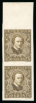 Stamp of Austria » 1st. Republic Austria Österreich 1922 Komponisten in UNGEZÄHNTEN Randpaaren **