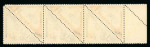 Stamp of Colonies françaises » Monaco 1956, taxe surchargé Maury n°491A/492A, bande de 3
