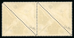 Stamp of Colonies françaises » Monaco 1956, taxe surchargé Y&T n°467/468, bande de 2 paires