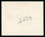 Stamp of North Borneo 1909-23 group of 10 vignette die proofs in black on wove paper