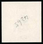 Stamp of North Borneo 1909-23 group of 10 vignette die proofs in black on wove paper