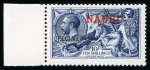 Stamp of Nauru 1916-23 5s rose-carmine and 10s indigo-blue Seahorses with non-UPU "SPECIMEN" overprint