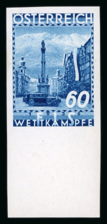 Stamp of Austria » 1st. Republic Austria Österreich FIS II UNGEZÄHNTE Randstücke **