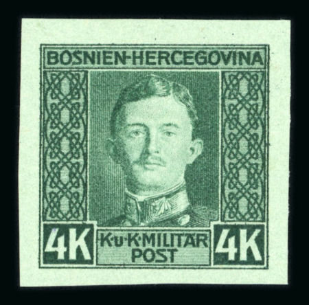 Stamp of Bosnia and Herzegovina Bosnia Bosnien-Herzegowina 1917, Kaiser Karl
