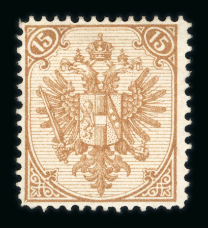 Stamp of Bosnia and Herzegovina » Austrian Post Offices Bosnia, Bosnien-Herzegowina, 1879 Steindruck 15Kr