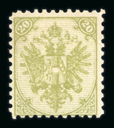Stamp of Bosnia and Herzegovina » Austrian Post Offices Bosnia, Bosnien-Herzegowina, 1894 Steindruck 20Kr