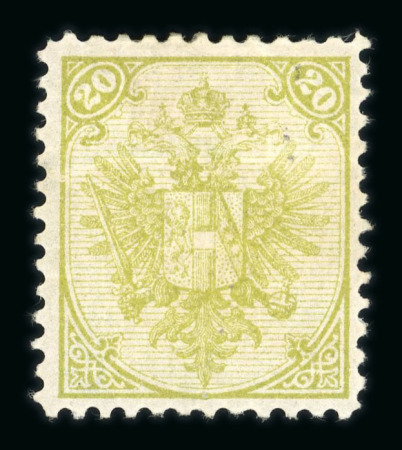 Stamp of Bosnia and Herzegovina » Austrian Post Offices Bosnia, Bosnien-Herzegowina, 1890 Steindruck, 20Kr