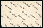 1933 Airmail 1m to 30m group of eight imperf. control blocks of four.