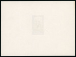 Stamp of Egypt » Commemoratives 1947 International Exhibition of Fine Arts 5m + 5m gray proof sheetlet produced in 1950 by Hélio-Vaugirard