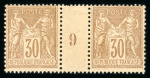 Stamp of France » Collections 1877-1900, collection de 84 millésimes complets principalement