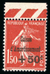 Stamp of France » Collections 1902-1937, superbe sélection de bonnes valeurs semi