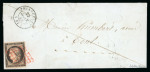 Stamp of France » Lettres Classiques 1849, lettre affranchie d'un Y&T n°3 annulé d'une grille