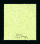 Stamp of Switzerland / Schweiz » Kantonalmarken » Genf 1846, grosser Adler gelbgrün ungebraucht