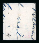 Stamp of Switzerland / Schweiz » Kantonalmarken » Genf 1849, Genfer Ganzsachenaussschnitt auf kleinem Briefstück